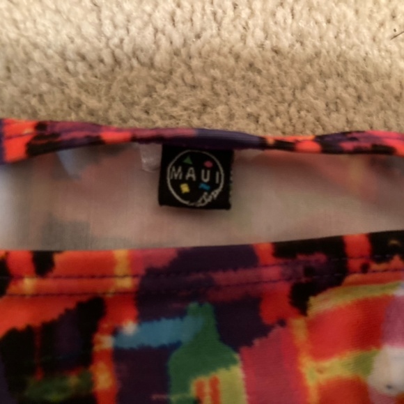 Maui Bikini Multicolored Multi Beads Ties 2 Pc Swimsuit - Picture 3 of 8